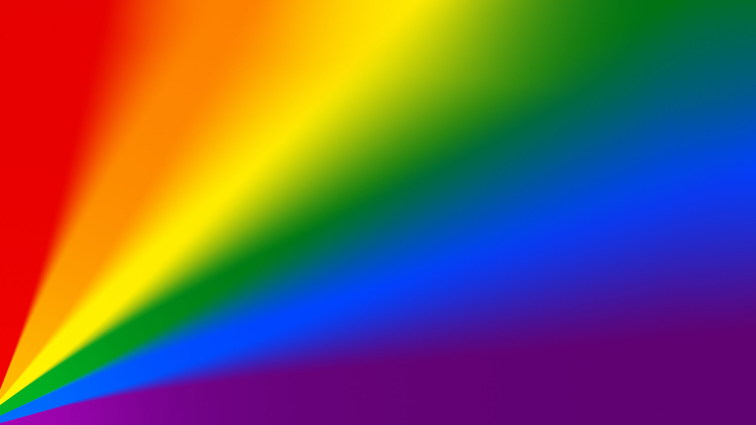 Rainbow colored color spectrum blurred background.